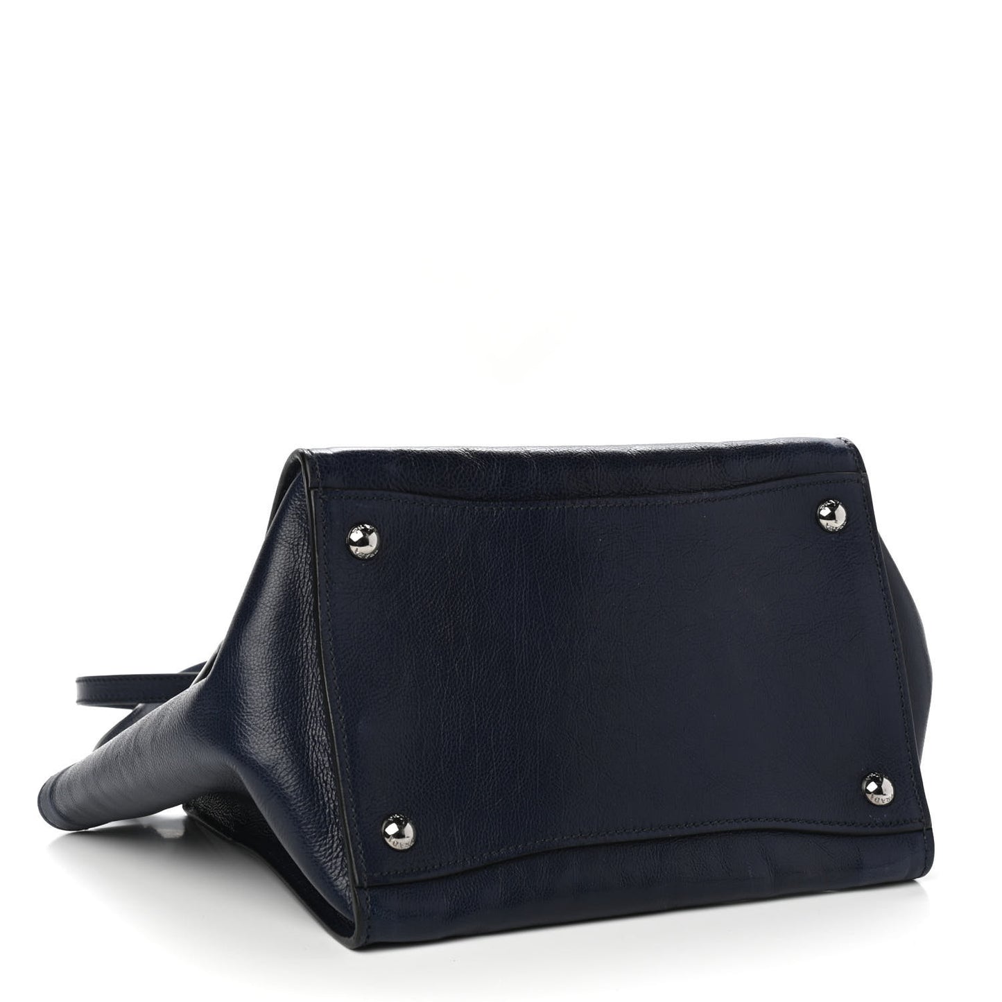 Glace Calf Small Twin Pocket Tote Baltico