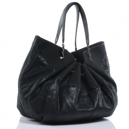 Chanel Calfskin Stretch Spirit Large Cabas Tote Black 3 of 7