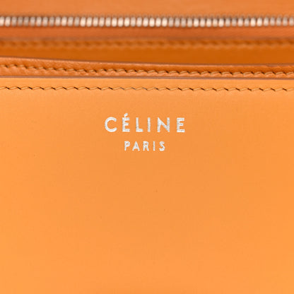 Celine Box Calfskin Medium Classic Box Flap Bag Orange 6 of 11
