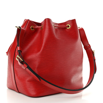 Louis Vuitton Epi Petit Noe Castillan Red 3 of 18