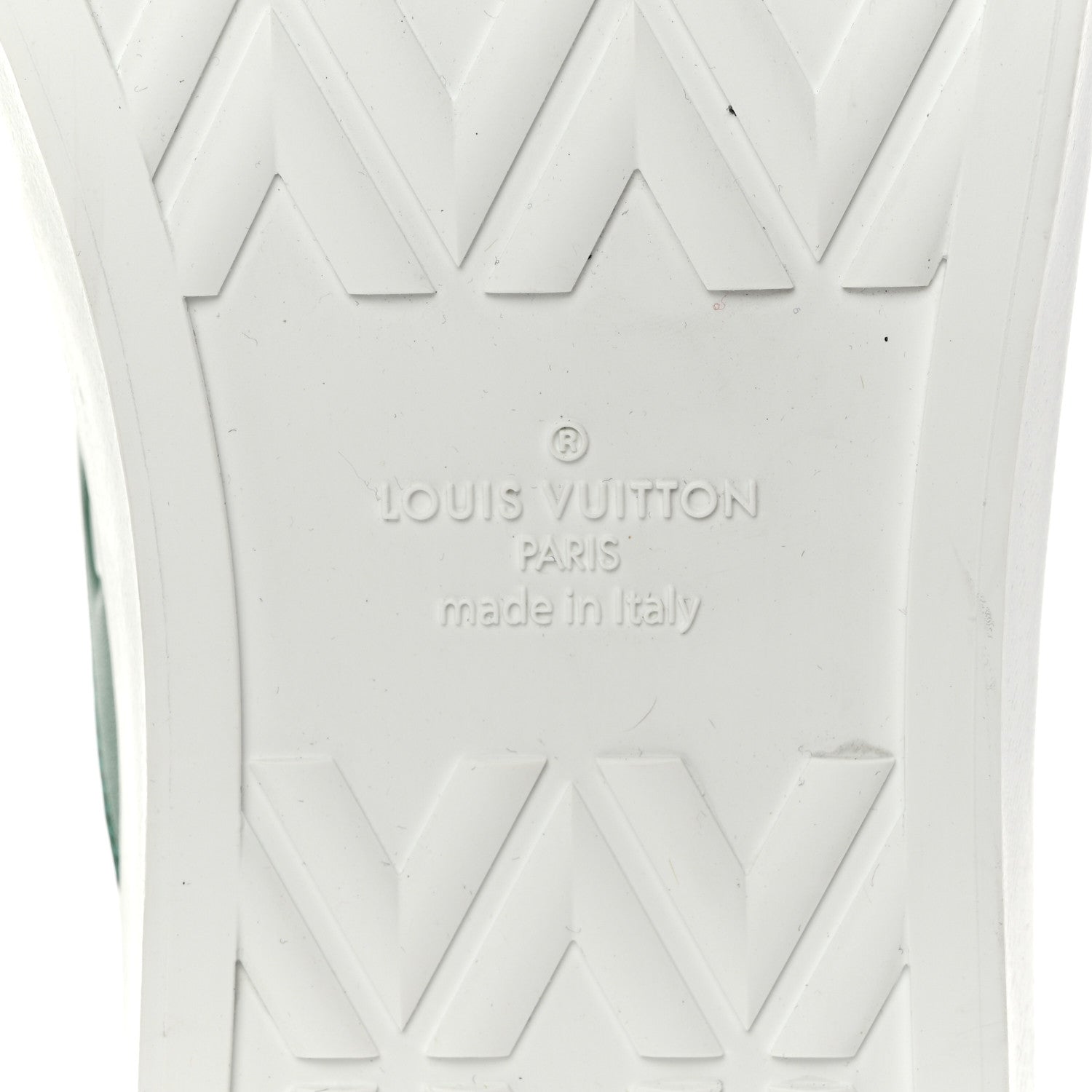 Louis Vuitton Grained Calfskin Mens Tattoo Sneaker Boots 8 White Green 6 of 8