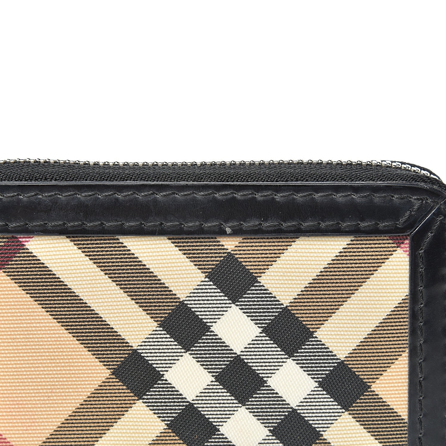 Burberry Supernova Check Zip Around Wallet Chocolate 8 of 8