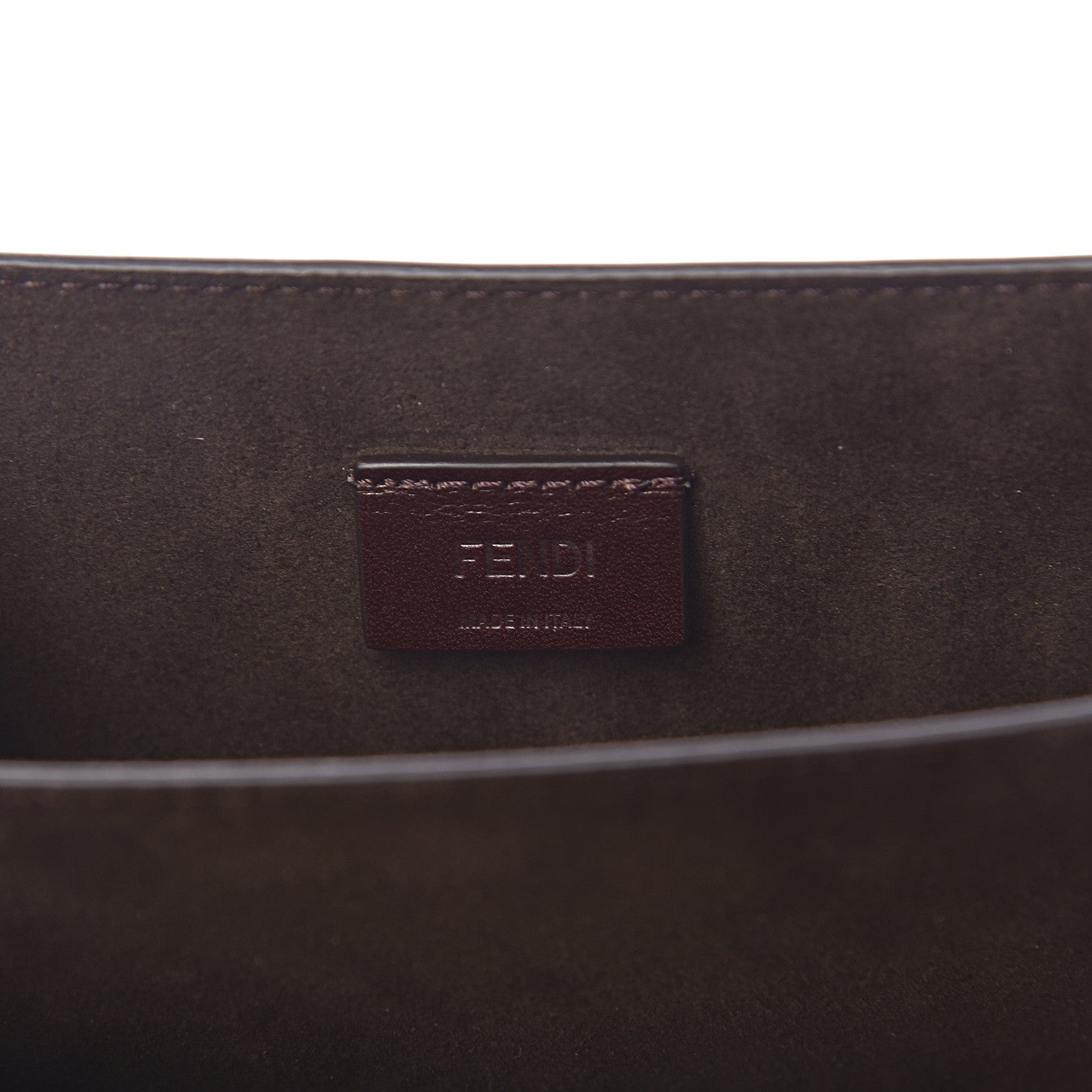 Fendi Vitello Vernice Mou Karligraphy Crossbody Bag Giallo 6 of 10
