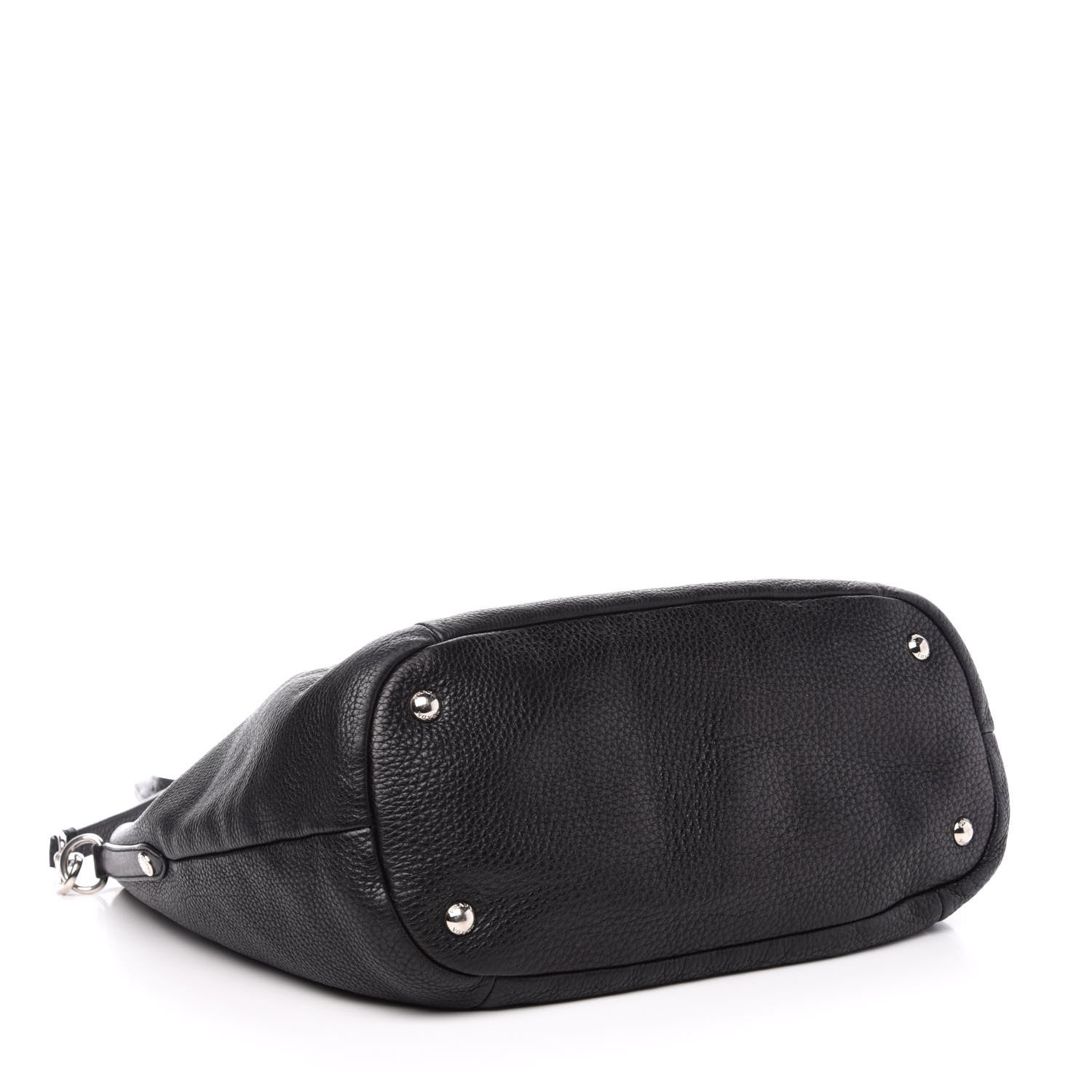 Prada Vitello Daino Tote Black 4 of 12
