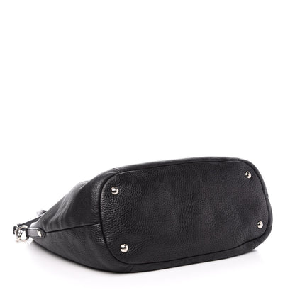 Prada Vitello Daino Tote Black 4 of 12