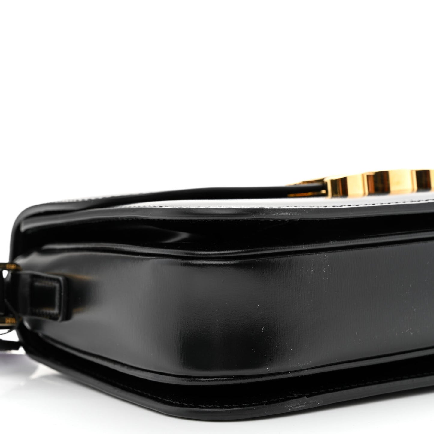 Shiny Calfskin Medium Triomphe Black