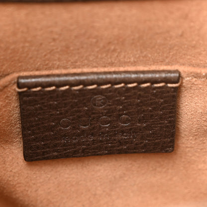 Gucci GG Supreme Monogram Web Small Ophidia Bucket Bag Brown 6 of 11