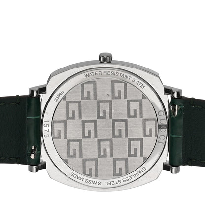 Gucci Stainless Steel Alligator 38mm Grip Quartz Watch Green 4 of 4