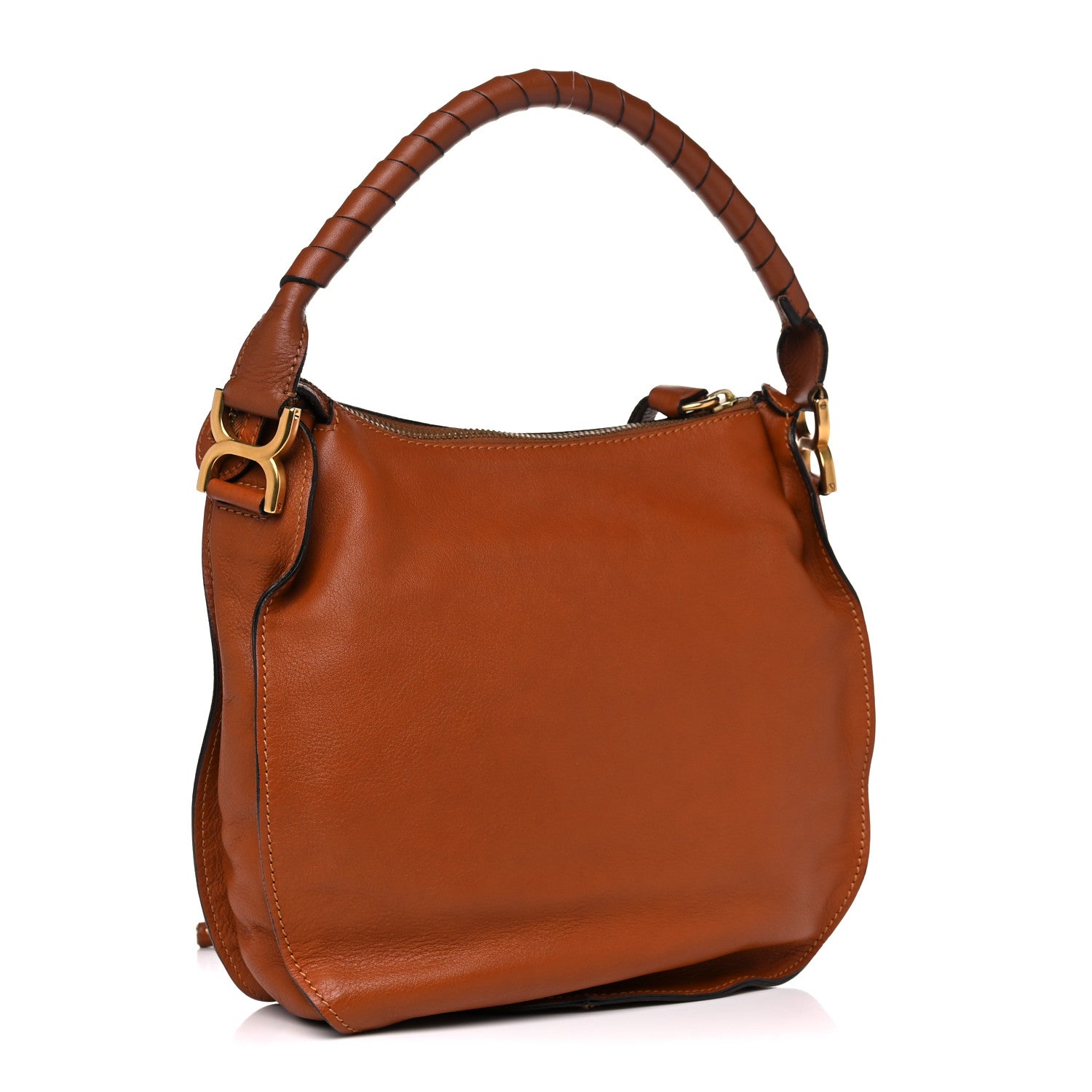 Chloe Calfskin Medium Marcie Hobo Tan 3 of 16