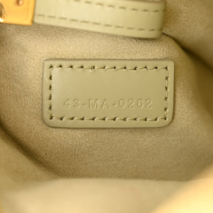 Christian Dior Calfskin Cannage Caro Pouch Desert Sage 7 of 11