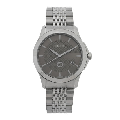 Gucci Stainless Steel 38mm G-Timeless Quartz Watch Brown 1 of 4