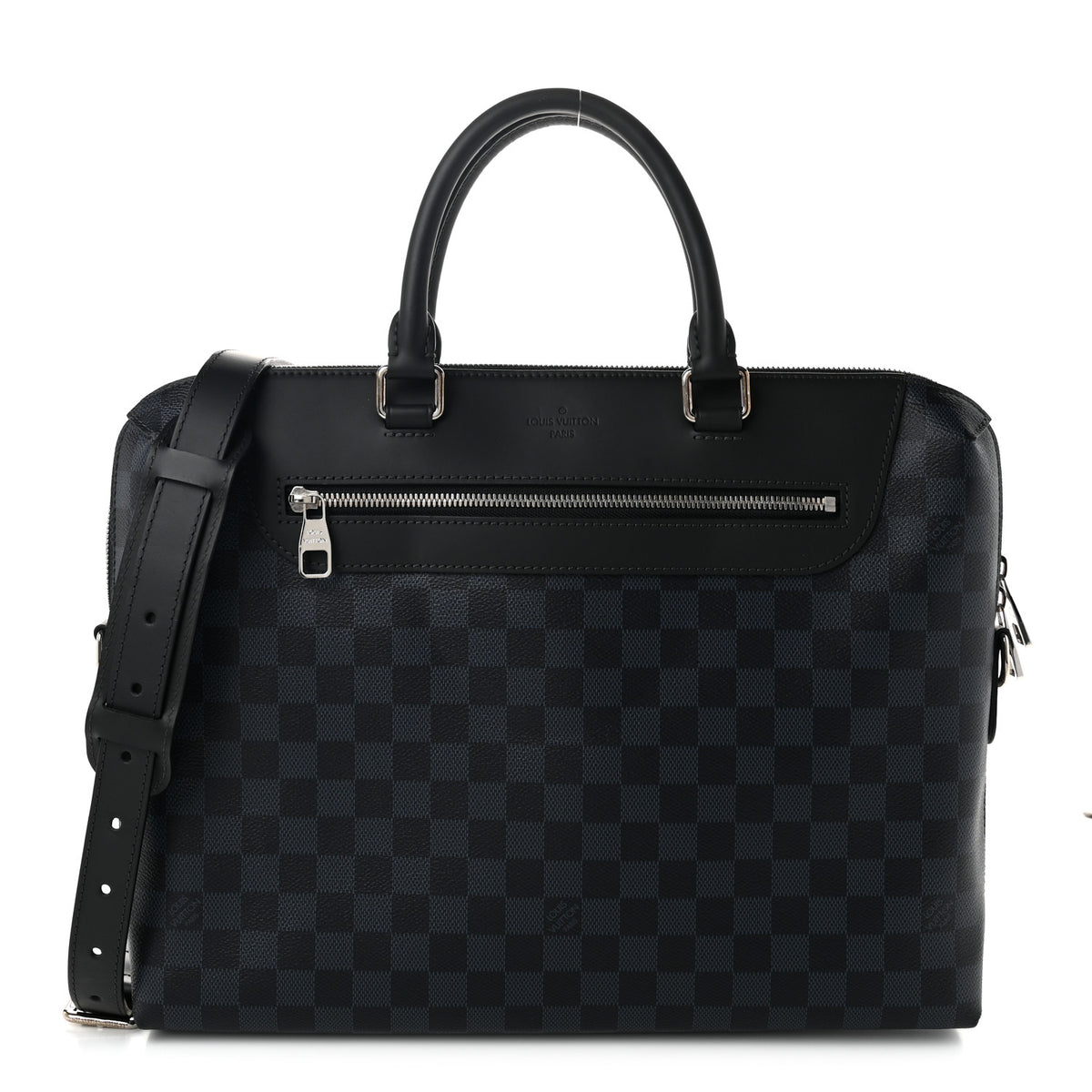 Damier Graphite Porte-Documents Jour