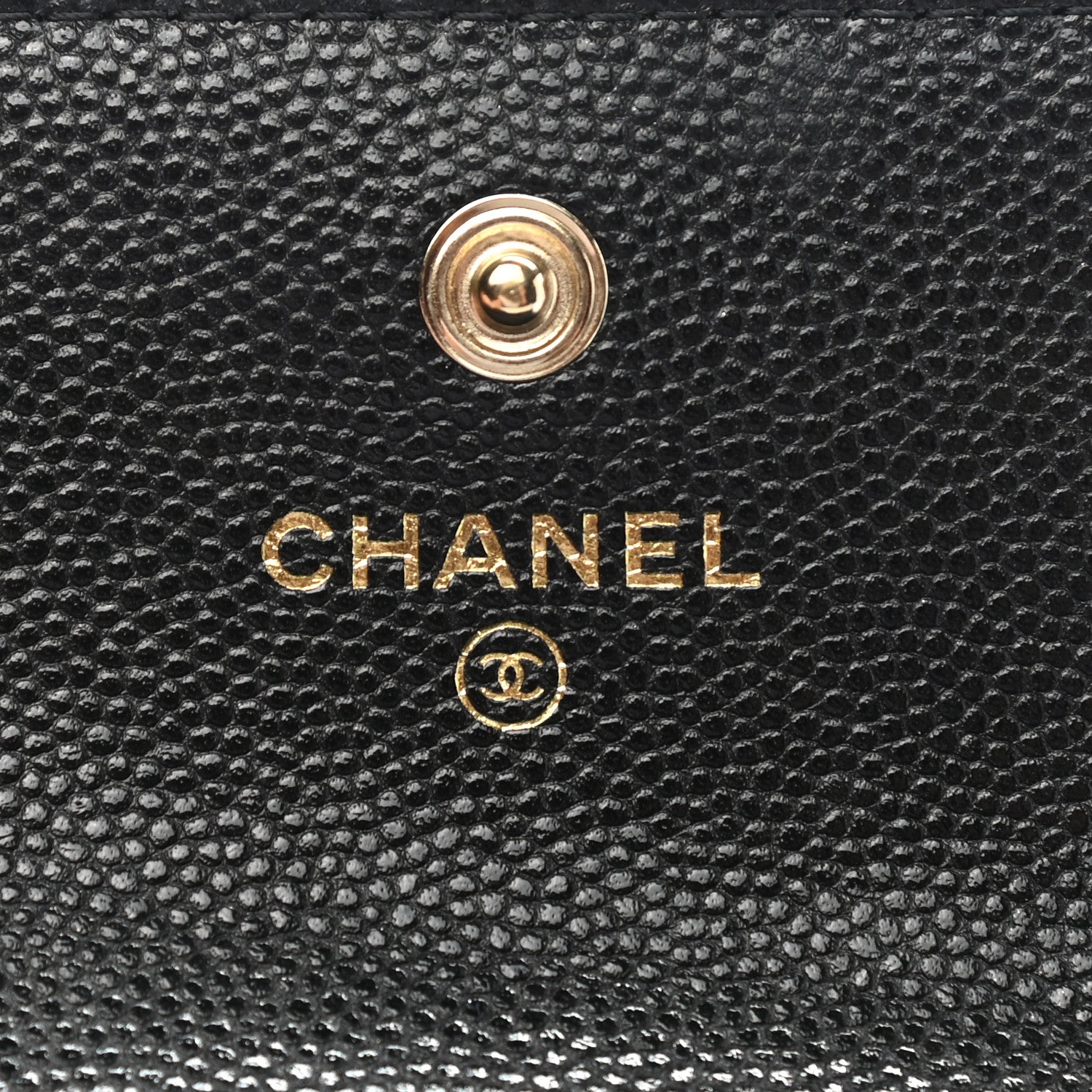 Chanel Caviar Quilted Mini Pearl On Top Coin Purse With Chain Black 6 of 14
