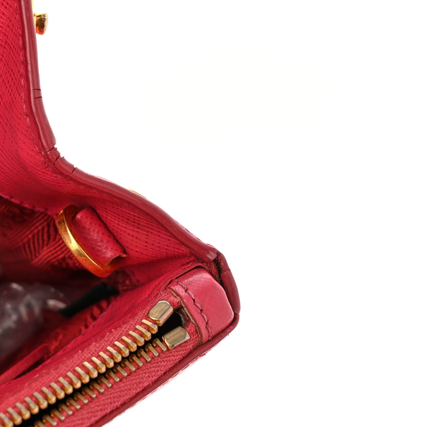 Saffiano Medium Galleria Double Zip Tote Peonia