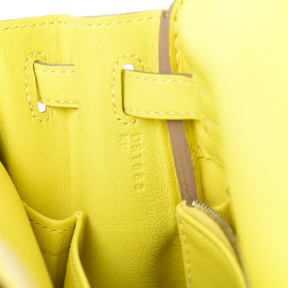 Hermes Swift Kelly Retourne 25 Lime 6 of 10