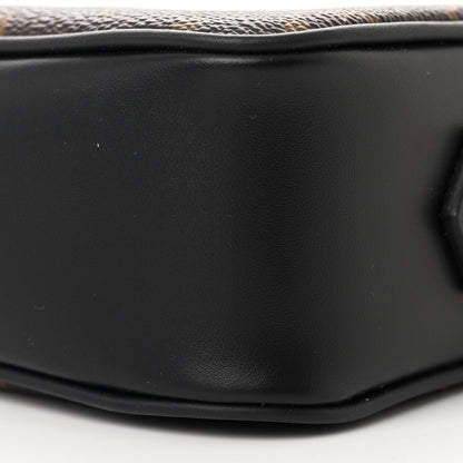 Louis Vuitton Monogram Macassar Kasai Clutch Black 10 of 11