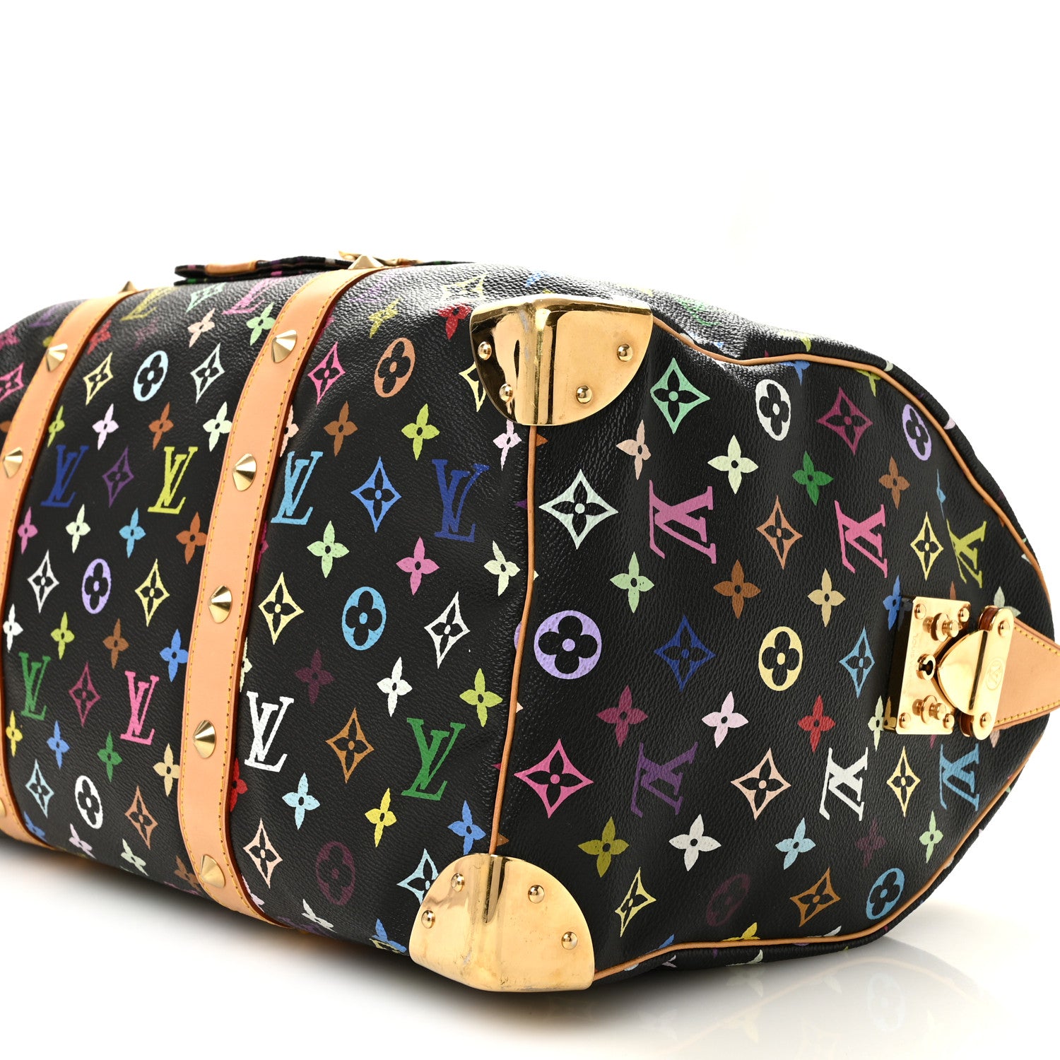 Louis Vuitton Monogram Multicolor Keepall 45 Black 8 of 12