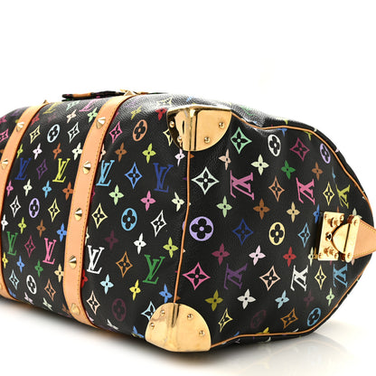 Louis Vuitton Monogram Multicolor Keepall 45 Black 8 of 12