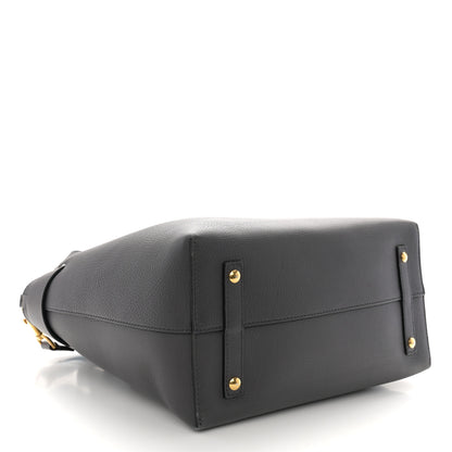 Burberry Marais Calfskin Medium Belt Bag Charcoal Grey 4 of 12