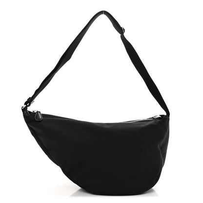 The Row Nylon Slouchy Banana Two Bag Black 1 of 10