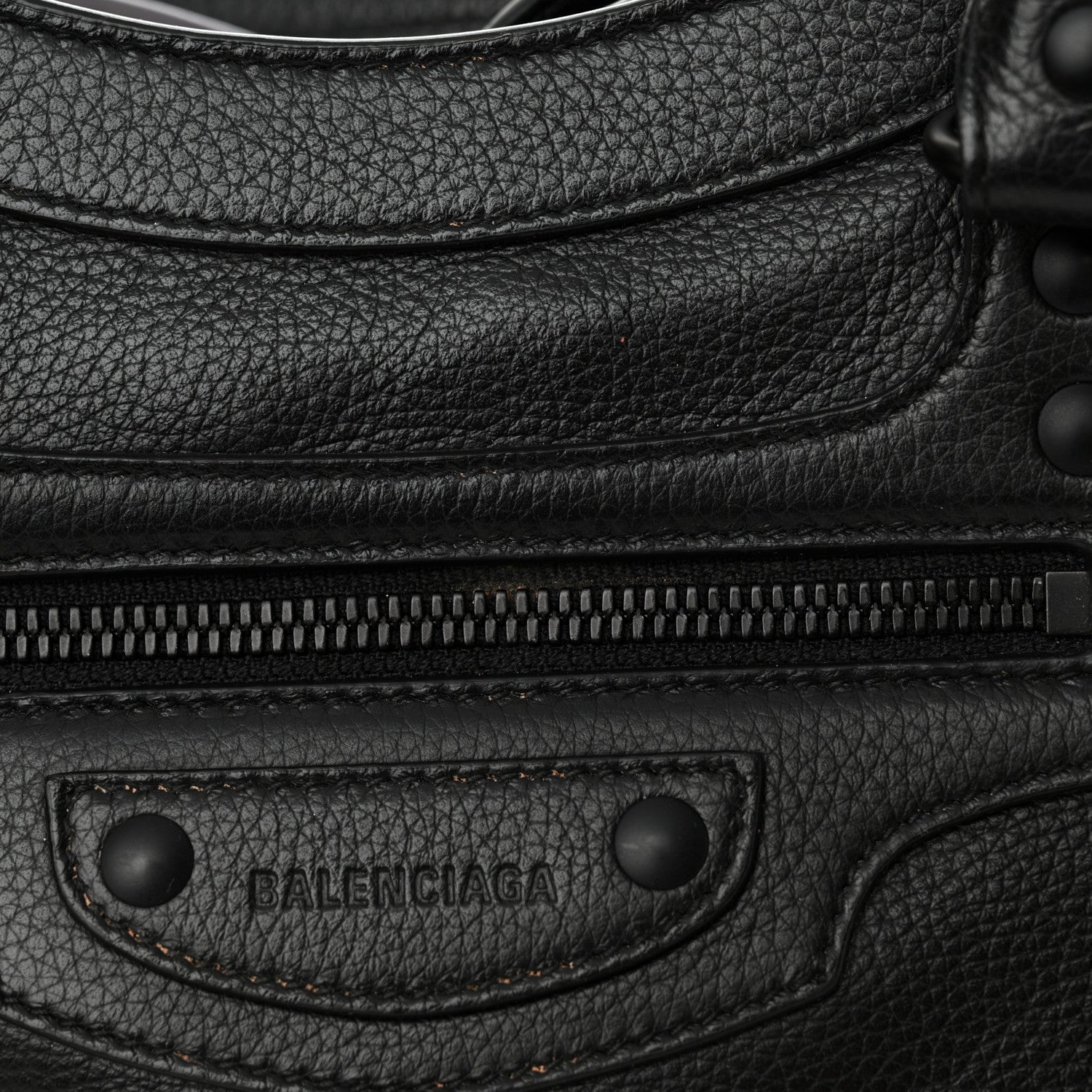 Balenciaga Grained Calfskin Black Hardware Neo Classic City Black 20 of 20