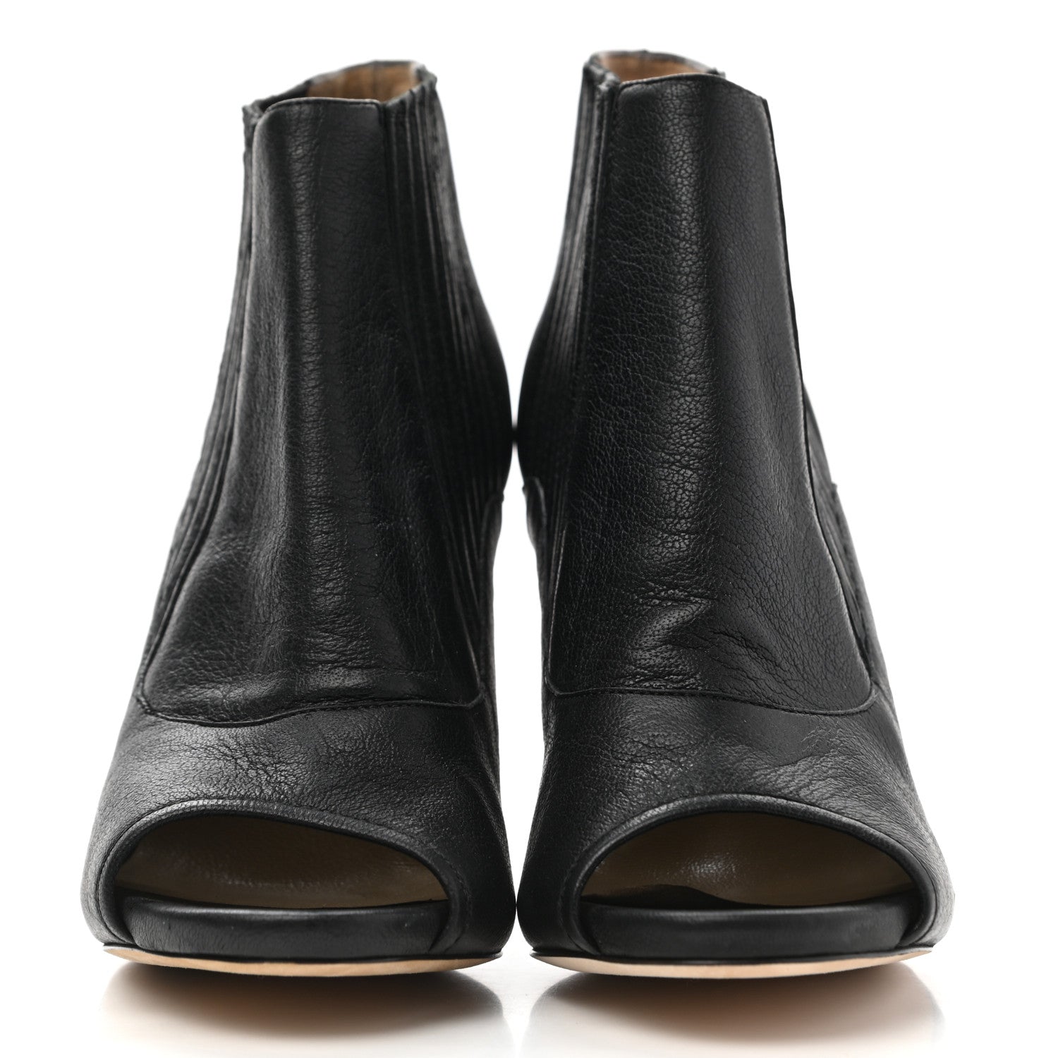 Jimmy Choo Grained Calfskin Brenna Ankle Boots 37.5 in black 2 of 9