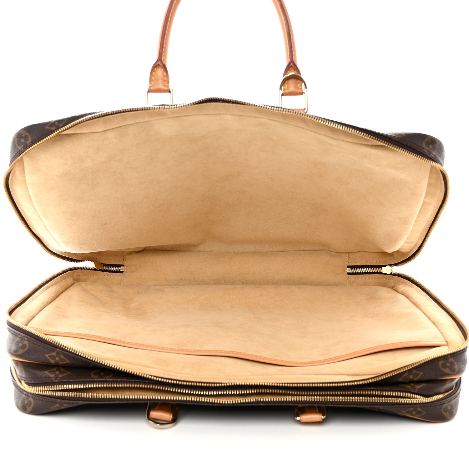 Louis Vuitton Monogram Porte-Documents Voyage Briefcase 2 Compartments 5 of 16