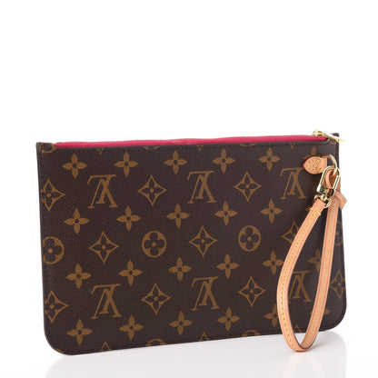 Louis Vuitton Monogram Neverfull MM GM Pochette Pivoine 3 of 8