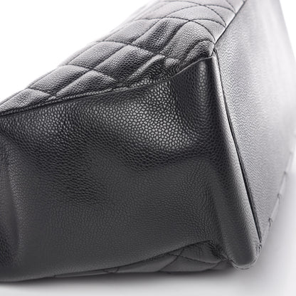 Chanel Caviar Quilted Grand Shopping Tote GST Black 12 of 13