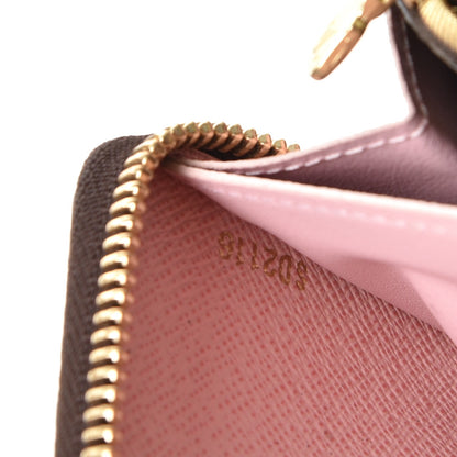 Louis Vuitton Monogram Clemence Wallet Rose Ballerine 7 of 7