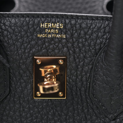 Hermes Togo Birkin 25 Black 21 of 34