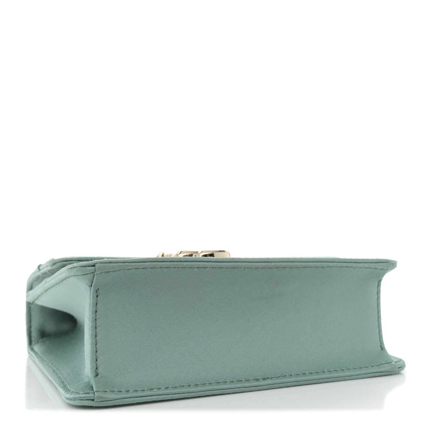 Satin Pearl Varenne Shoulder Bag Green