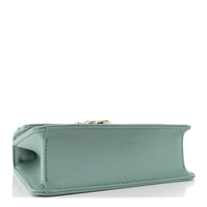 Jimmy Choo Satin Pearl Varenne Shoulder Bag Green 3 of 11