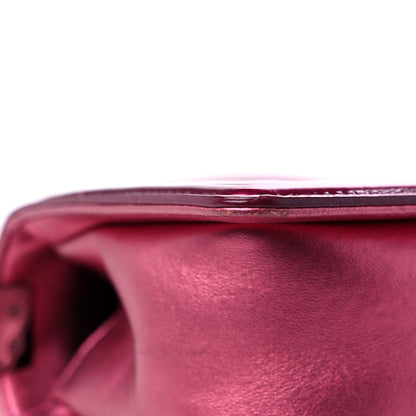 Chanel Metallic Patent Calfskin Quilted Small Boy Flap Pink 10 of 13