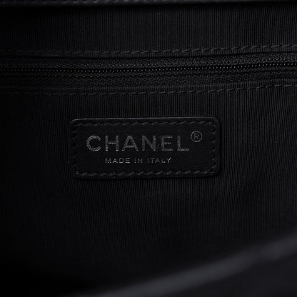 Chanel Calfskin Quilted Small Easy Shopping Tote Black 8 of 12