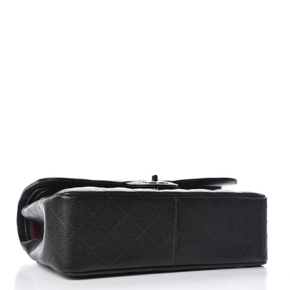 Chanel Caviar Quilted Jumbo Double Flap Black 4 of 11