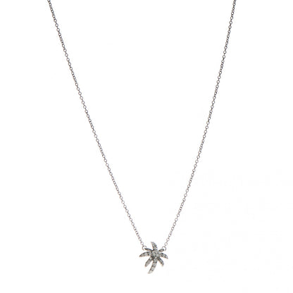 Tiffany Platinum Diamond Fireworks Pendant Necklace 1 of 6