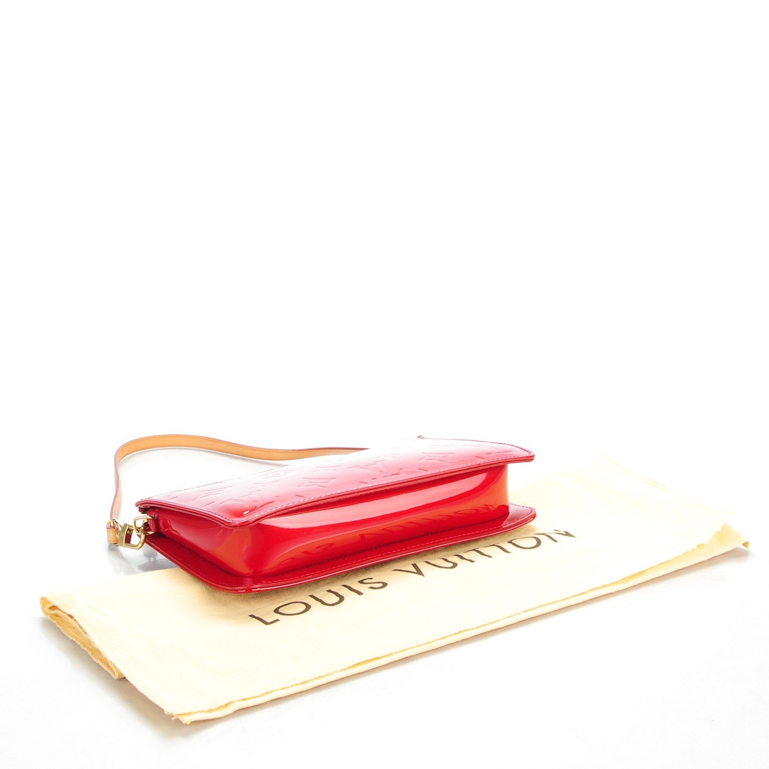Louis Vuitton Vernis Lexington Pochette Rouge 4 of 7