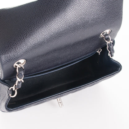 Chanel Caviar Quilted Mini Rectangular Flap Navy Blue 5 of 7