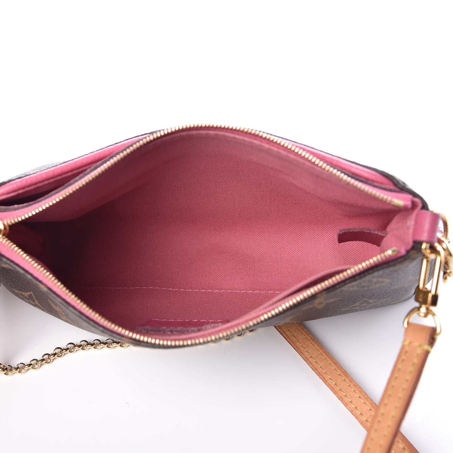 Monogram Pallas Clutch Rose Fizzy