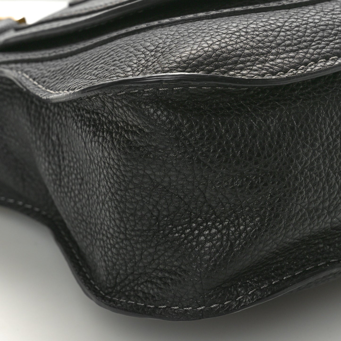 Calfskin Small Marcie Satchel Black