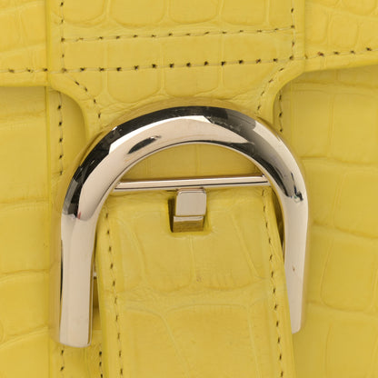 Delvaux Alligator Mini Brillant Satchel Citron 10 of 10