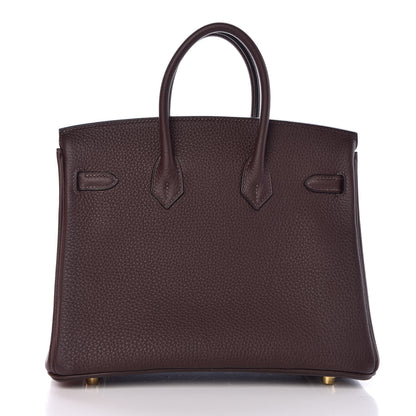 Hermes Togo Birkin 25 Chocolate 4 of 33