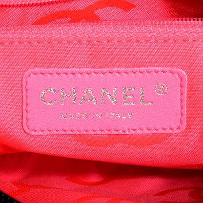 Chanel Calfskin Quilted Cambon Pochette Black White 7 of 7