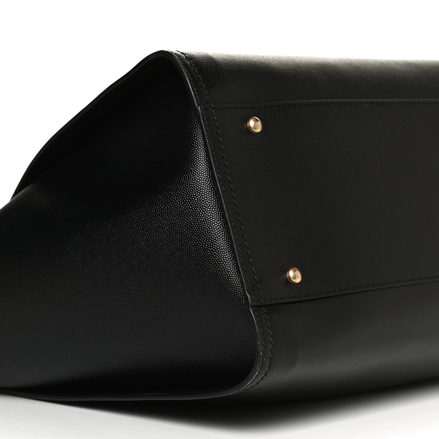 Caviar Medium Studded Deauville Tote Black