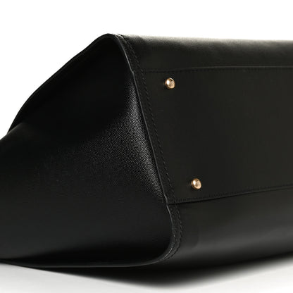 Chanel Caviar Medium Studded Deauville Tote Black 5 of 10