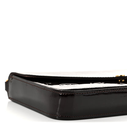 Louis Vuitton Vernis Pochette Felicie Chain Wallet Amarante 10 of 11