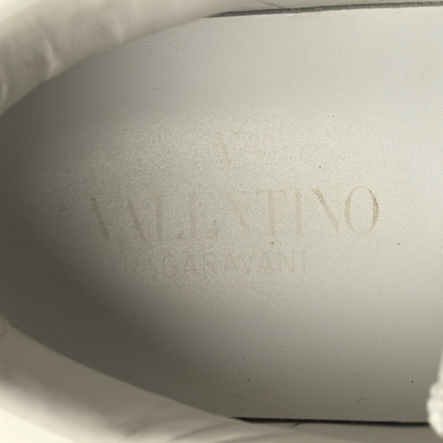 Calfskin Rockstud Untitled Open Sneakers 37.5 White