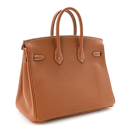 Hermes Togo Birkin 25 Gold 3 of 11