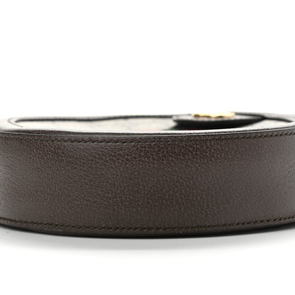 Gucci GG Supreme Monogram Web Mini Ophidia Round Shoulder Bag Brown 9 of 9